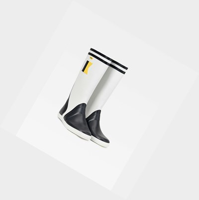 Black / White Aigle The Iconic Colour-block Men's Seaside Boots | UGD290567