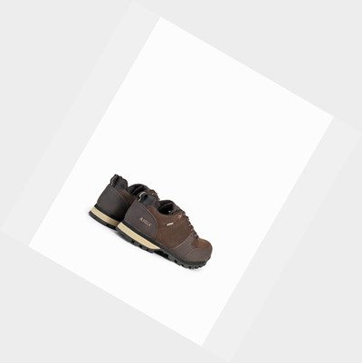 Brown Aigle The Ultra-light, Waterproof Leather Men's Hiking Boots | UXZ532071